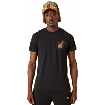 Vêtements T-shirts & Polos New-Era Tee shirt Miami Heat noir 13083919 Noir