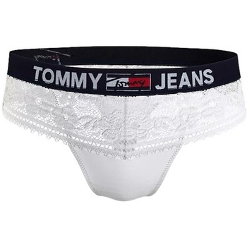 Sous-vêtements Femme Culottes & slips Tommy Jeans Tanga Femme  Ref 56807 ybr White Blanc
