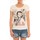 Vêtements Femme T-shirts manches courtes Vero Moda T-Shirt Rome Vlatka S/S EX5 Snow White/W.Pink Rose
