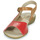 Chaussures Femme Longueur de pied Dorking ODA Rouge / Marron