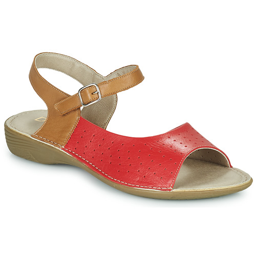 Chaussures Femme Rose is in the air Dorking ODA Rouge / Marron
