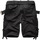Vêtements Homme Shorts washed / Bermudas Surplus Shorts washed militaires Division Noir