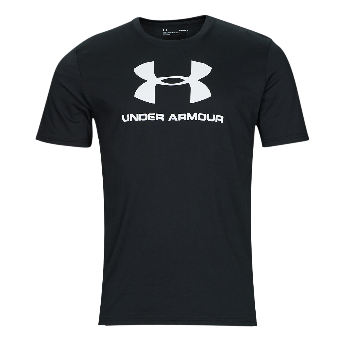Vêtements Homme T-shirts manches courtes Under Cleats Armour UA SPORTSTYLE LOGO SS Noir / Blanc