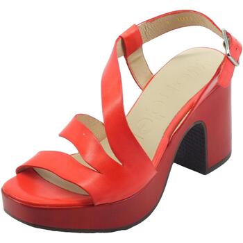 Chaussures Femme Sandales et Nu-pieds Wonders L-1011 Pergamena Rouge