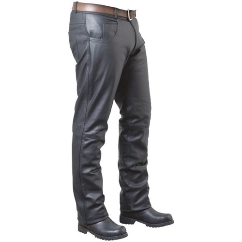 Vêtements Homme Pantalons Homme | Pantalon en cuir VACHETE ref_reg02700-noir - MO01430