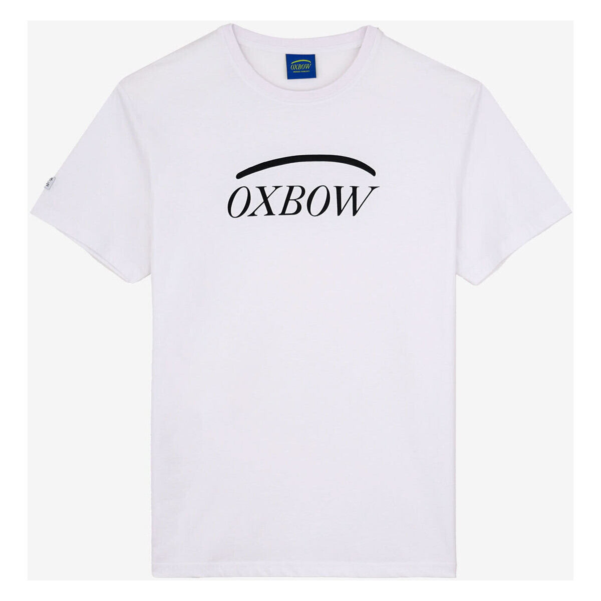 Vêtements Homme T-shirts manches courtes Oxbow Tee shirt manches courtes graphique TALAI Blanc