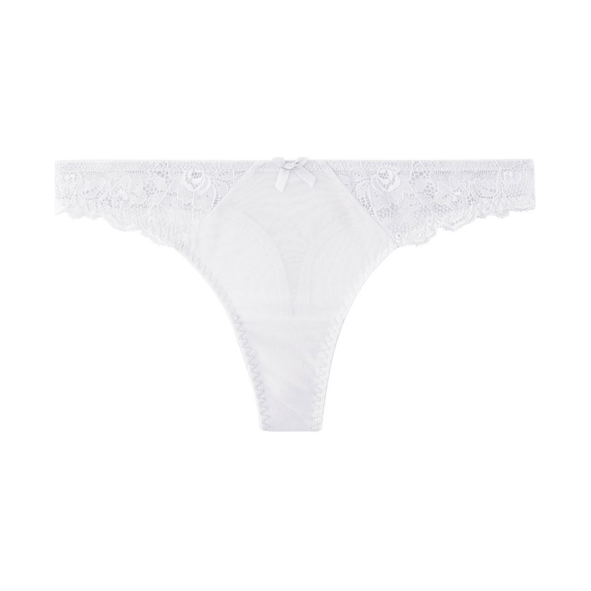 Sous-vêtements Femme Culottes & slips Pomm'poire String blanc Séduisante Blanc