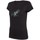 Vêtements Femme Lacoste Pima Katoenen T-shirt met logo in wit TSD067 Noir