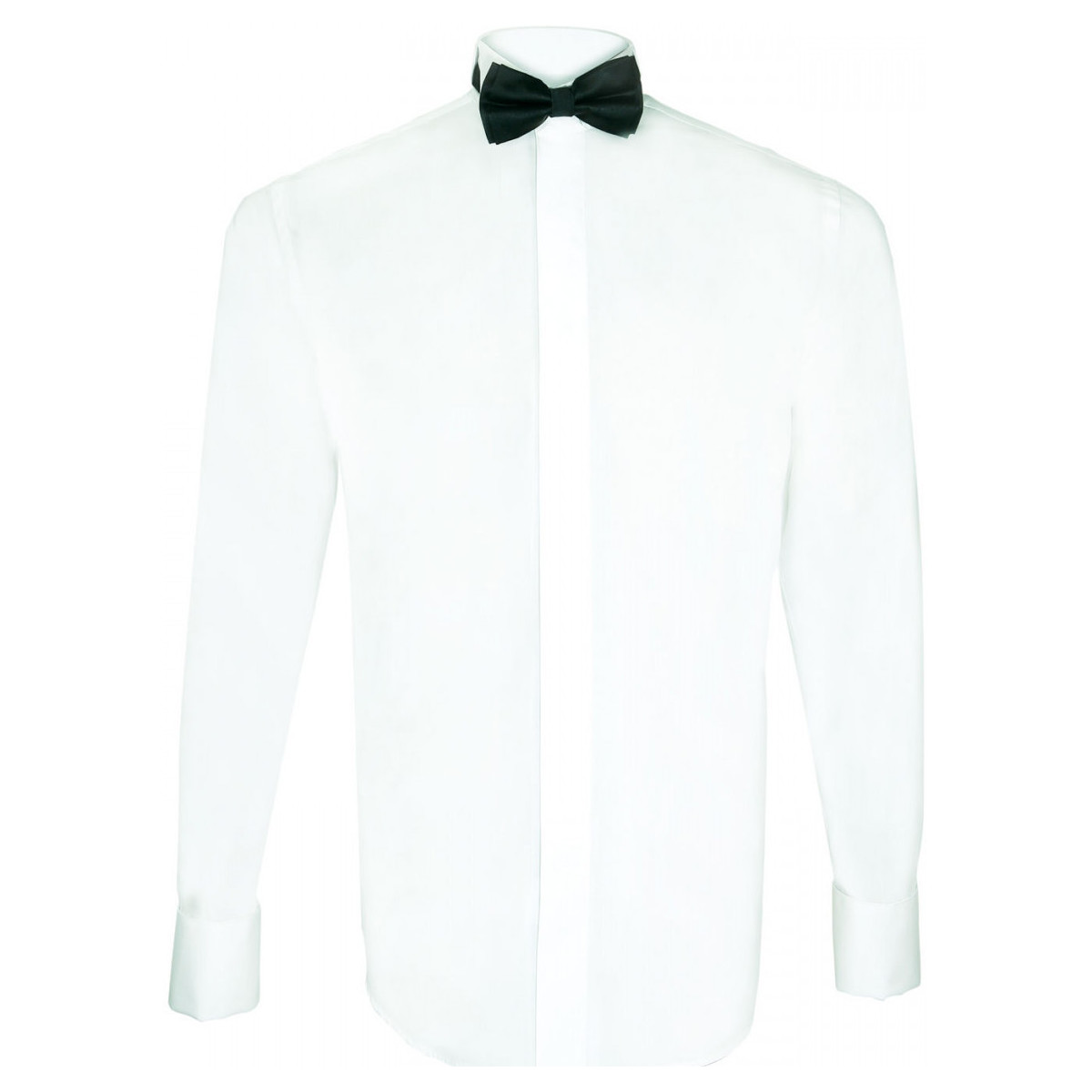 Vêtements Homme Chemises manches longues Andrew Mc Allister chemise premium basic-col-casse blanc Blanc