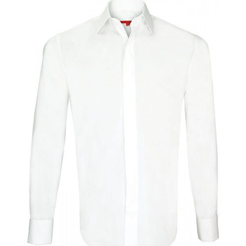 Vêtements Homme Chemises manches longues Bébé 0-2 ans chemise premium basic-mousq blanc Blanc