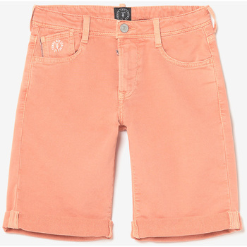 Vêtements Garçon Shorts / Bermudas Multi Cut Denim Dress Bermuda lo jogg orange Blanc