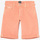 Vêtements Garçon Shorts / Bermudas Le Temps des Cerises Bermuda lo jogg orange Blanc