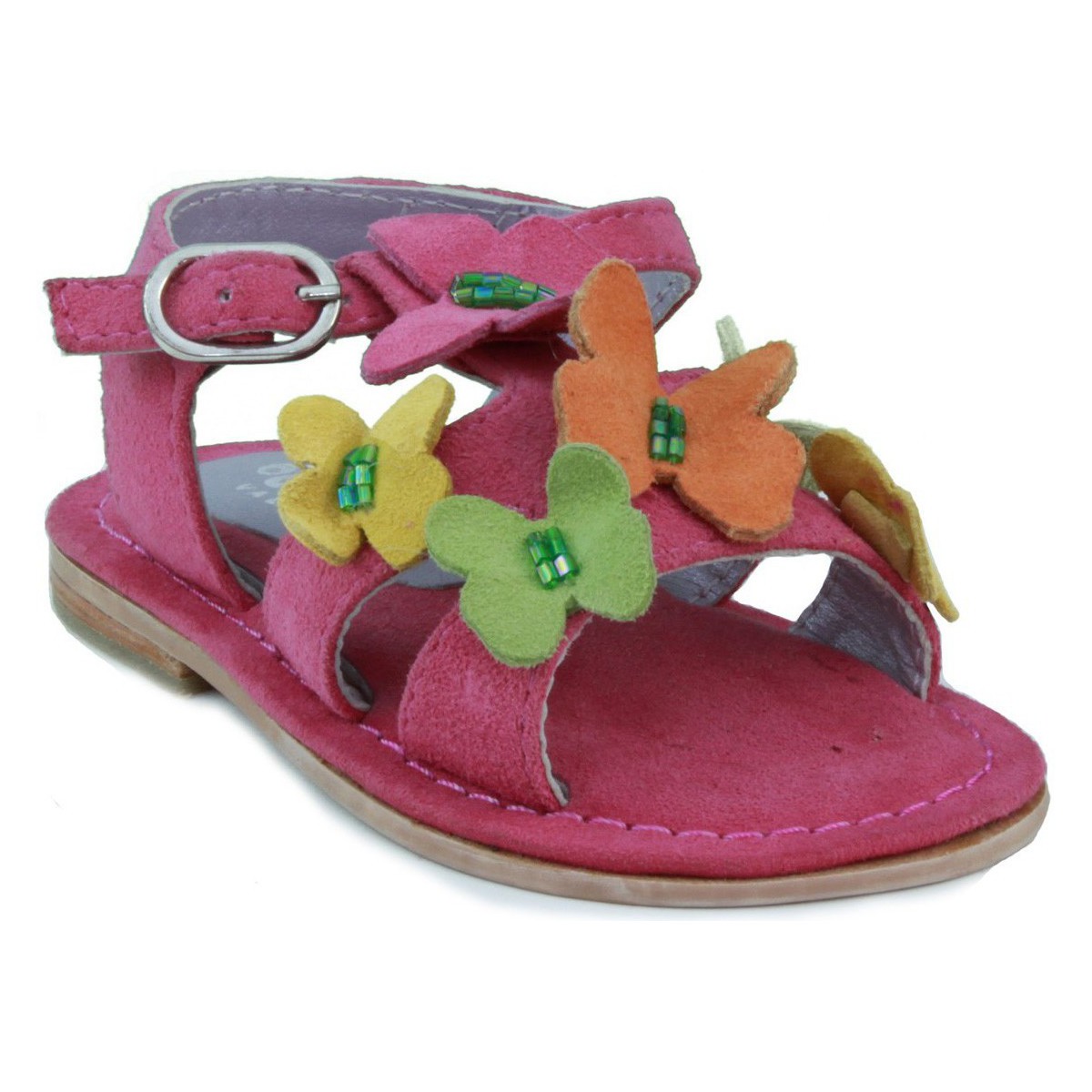 Chaussures Enfant Sandales et Nu-pieds Oca Loca OCA LOCA nubuck sandales fille Rose