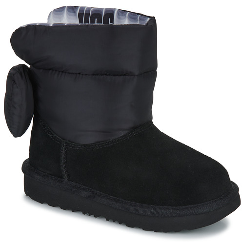 Chaussures Fille Kids Classic Clear Mini II UGG BAILEY BOW MAXI Noir