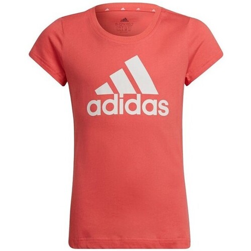 Vêtements Fille T-shirts manches courtes west adidas Originals  Orange