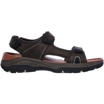 Chaussures Homme Tongs Skechers Sandales Hirano Marron