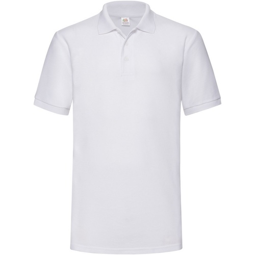 Vêtements Homme Polos manches courtes Fruit Of The Loom 63204 Blanc