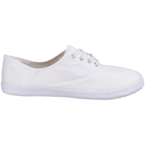 Chaussures Femme Baskets mode Mirak GB PLIMSOLLS WHITE MED Blanc