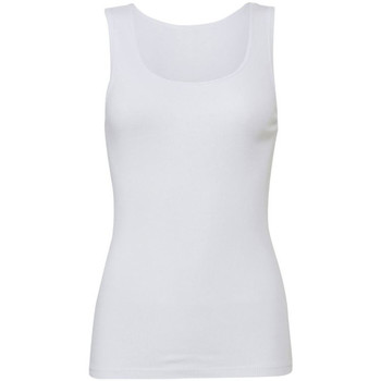 Vêtements Femme Débardeurs / T-shirts sans manche Bella + Canvas Rib Blanc