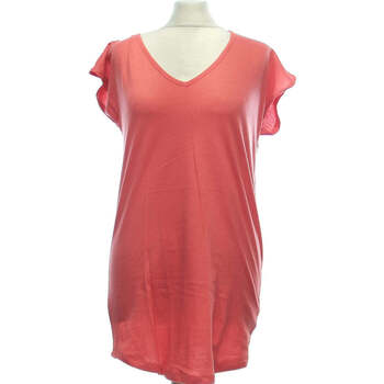 Vêtements Femme T-shirts & Polos Plus Extreme Frill One Shoulder Maxi Dress 38 - T2 - M Rose