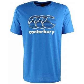 Vêtements T-shirts manches courtes Canterbury T-SHIRT BLEU - CCC LOGO TEE - Bleu