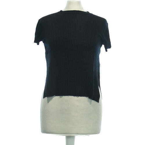 Vêtements Femme T-shirts & Polos Bershka top manches courtes  36 - T1 - S Noir Noir