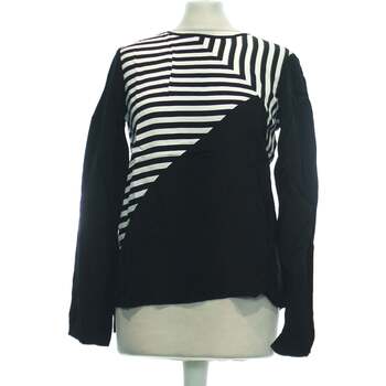 Vêtements Femme T-shirts & Polos Zara top manches longues  36 - T1 - S Noir Noir