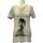 Vêtements Femme T-shirts & Polos Bonobo top manches courtes  36 - T1 - S Gris Gris