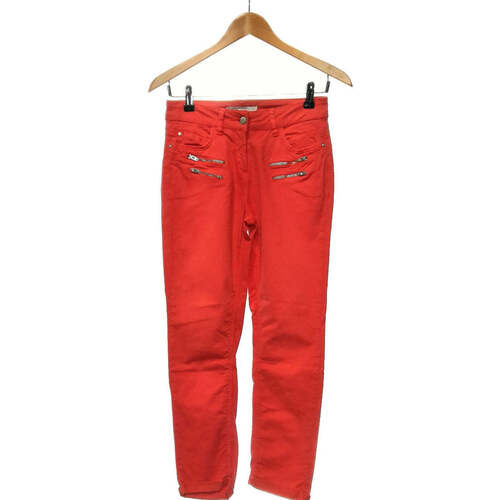 Vêtements Femme Jeans Breal jean droit femme  36 - T1 - S Rouge Rouge
