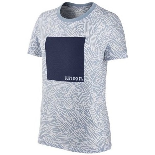 Vêtements Femme T-shirts manches courtes Nike Teebc Aop Palm Gris