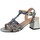 Chaussures Femme Sandales et Nu-pieds Geox Sandale D Seyla San.M.B-PYT.PR.LEA Gris