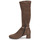 Chaussures Femme Bottes ville JB Martin ANNA TOILE SUEDE STRETCH TAUPE