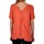 Vêtements Femme T-shirts & Polos Good Look Top Noir Orange