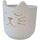 Maison & Déco Vases / caches pots d'intérieur Jolipa Cache Pot de Fleurs Chat Blanc Blanc