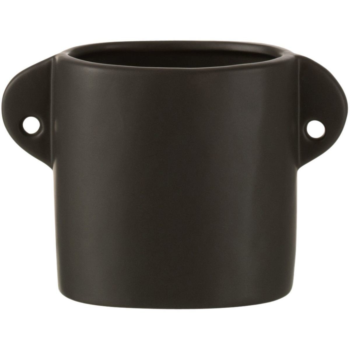 Maison & Déco Vases / caches pots d'intérieur Jolipa Cache pot en céramique Noire Noir