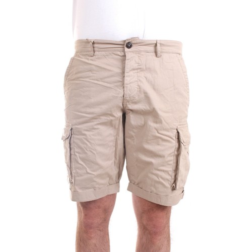 40weft NICK 6874 Bermudes homme Beige - Vêtements Shorts / Bermudas Homme  65,28 €