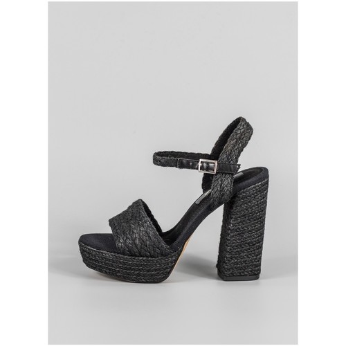 Chaussures Femme Housses de couettes Keslem Sandalias  en color negro para señora Noir
