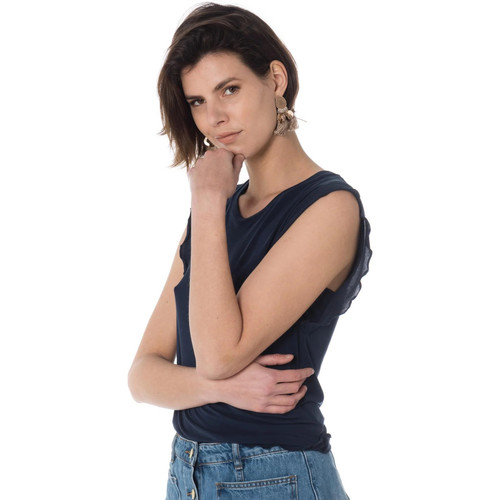 Vêtements Femme Débardeurs / T-shirts sans manche Joma Montreal Mouwloos T-shirtises TSHIRT LULLI MIDNIGHT Bleu