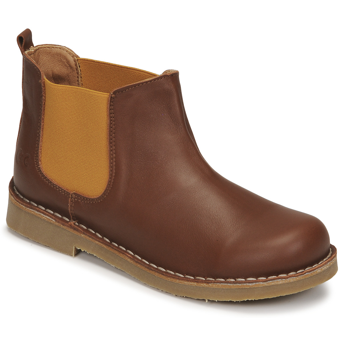 Chaussures Enfant Nice to wear with boots BONJOUR Cognac