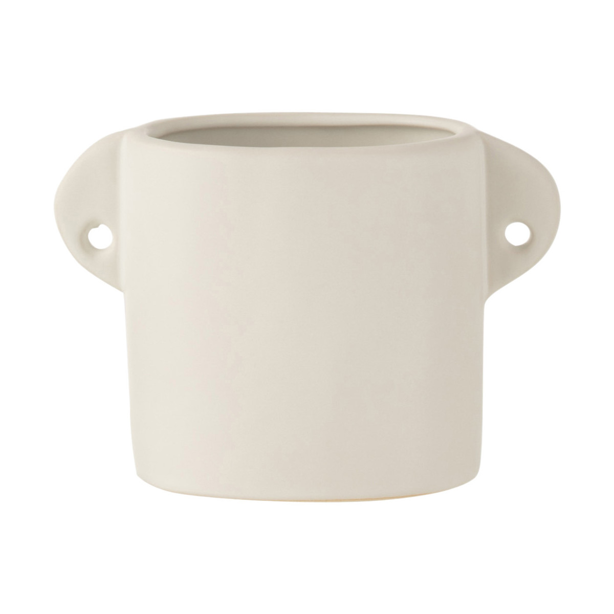 Maison & Déco Vases / caches pots d'intérieur Jolipa Cache pot en céramique Blanche Blanc