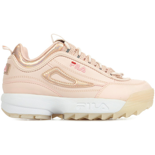 Chaussures Fille Baskets mode Fila cements Disruptor F Kids Rose