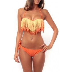 Vêtements Femme Maillots / Shorts de bain Playa Del Sol Maillot de Bain Power Flower F2822 Orange Orange