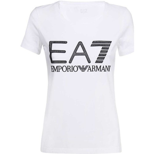 Vêtements Femme T-shirts & Polos Ea7 Emporio Armani T-shirt EA7 3LTT46 TF Blanc