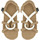 Chaussures Femme Sandales et Nu-pieds points de fidélité MOMMA-BEIGE-WHT Beige