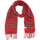 Accessoires textile Echarpes / Etoles / Foulards Harrington Echarpe écossaise rouge 100% laine Rouge