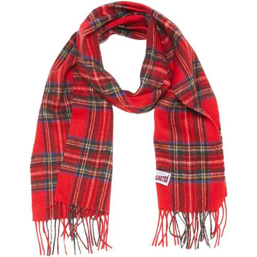 Accessoires textile T-shirt Scoot Blanc Harrington Echarpe écossaise rouge 100% laine Rouge