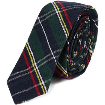 Vêtements Homme Cravates et accessoires Harrington Cravate écossaise bleu marine bleu
