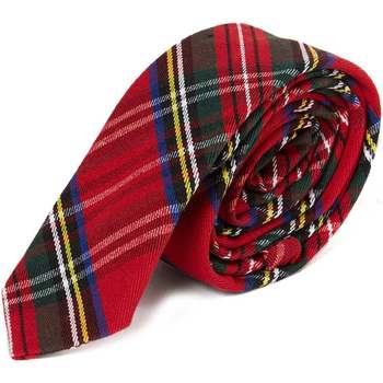 Vêtements Homme Cravates et accessoires Harrington Cravate écossaise rouge rouge