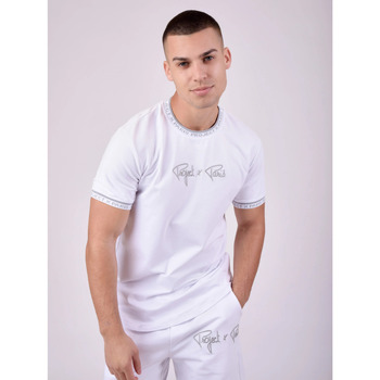 Vêtements Homme T-shirts & Polos Project X Paris ONLY Jeans 'WAUW' nero denim Blanc