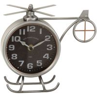Voir toutes les ventes privées Horloges Jolipa Horloge Hélicoptère à poser Rétro 20 cm Gris